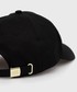 Czapka Chiara Ferragni czapka bawełniana kolor czarny z aplikacją