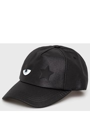 Czapka czapka kolor czarny z aplikacją - Answear.com Chiara Ferragni