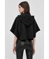Bluza Chiara Ferragni bluza bawełniana damska kolor czarny z kapturem gładka