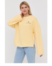 Bluza bluza bawełniana damska kolor żółty z aplikacją - Answear.com Chiara Ferragni