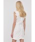 Sukienka Young Poets Society sukienka bawełniana kolor biały mini dopasowana