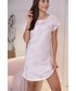 Piżama Sensis koszula piżamowa damska kolor biały bawełniana