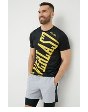 T-shirt - koszulka męska t-shirt treningowy Breen kolor czarny z nadrukiem - Answear.com Everlast
