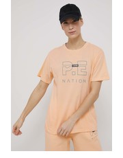Bluzka t-shirt bawełniany kolor pomarańczowy - Answear.com P.E Nation