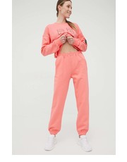 Spodnie spodnie bawełniane damskie kolor fioletowy gładkie - Answear.com P.E Nation