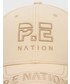 Czapka P.E Nation kolor beżowy z aplikacją