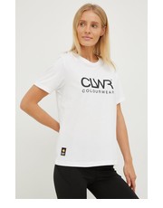 Bluzka t-shirt bawełniany kolor biały - Answear.com Colourwear