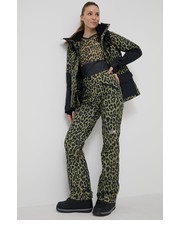 Spodnie spodnie damskie kolor zielony - Answear.com Colourwear