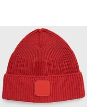 Czapka czapka bawełniana kolor czerwony bawełniana - Answear.com C.P. Company