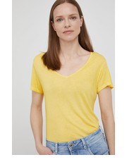 Bluzka t-shirt damski kolor żółty - Answear.com Frieda & Freddies