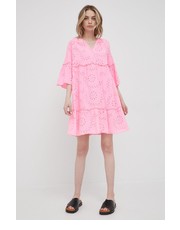 Sukienka sukienka bawełniana kolor różowy mini rozkloszowana - Answear.com Frieda & Freddies