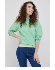 Bluza bluza damska kolor zielony z kapturem gładka - Answear.com Frieda & Freddies
