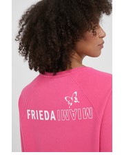 Bluza bluza damska kolor fioletowy z nadrukiem - Answear.com Frieda & Freddies