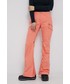 Spodnie Burton Spodnie damskie kolor pomarańczowy