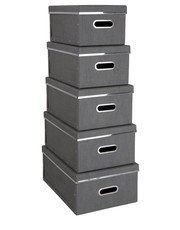 Akcesoria - zestaw pudełek do przechowywania Joachim (5-set) - Answear.com Bigso Box of Sweden