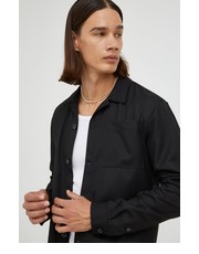Koszula męska koszula męska kolor czarny regular z kołnierzykiem klasycznym - Answear.com Bruuns Bazaar