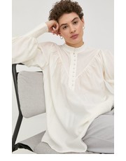 Bluzka bluzka damska kolor beżowy gładka - Answear.com Bruuns Bazaar