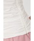 Bluzka Bruuns Bazaar bluzka bawełniana damska kolor biały gładka