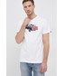 T-shirt - koszulka męska Deus Ex Machina T-shirt bawełniany kolor biały gładki