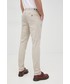 Spodnie męskie Manuel Ritz spodnie męskie kolor beżowy dopasowane