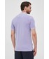 T-shirt - koszulka męska Manuel Ritz polo męski kolor fioletowy gładki