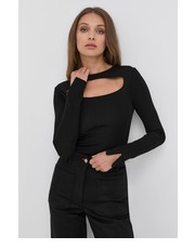 Bluzka bluzka damska kolor czarny gładka - Answear.com Victoria Beckham