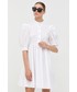 Sukienka Custommade sukienka bawełniana kolor biały mini rozkloszowana
