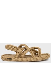 Sandały sandały Bodrum damskie kolor beżowy - Answear.com Bohonomad