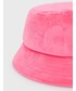 Kapelusz Juicy Couture kapelusz kolor różowy