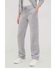 Spodnie spodnie dresowe damskie kolor szary melanżowe - Answear.com Juicy Couture