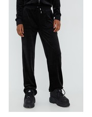 Spodnie spodnie dresowe damskie kolor czarny gładkie - Answear.com Juicy Couture