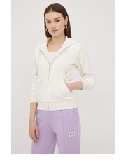 Bluza bluza damska kolor beżowy z kapturem gładka - Answear.com Juicy Couture
