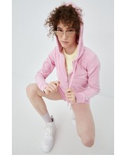 Bluza bluza damska kolor różowy z kapturem gładka - Answear.com Juicy Couture