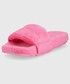 Klapki Juicy Couture klapki damskie kolor różowy