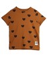 Koszulka Mini Rodini t-shirt dziecięcy kolor brązowy