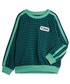 Bluza Mini Rodini bluza bawełniana dziecięca kolor zielony wzorzysta