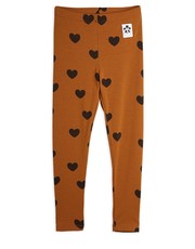 Legginsy legginsy dziecięce kolor brązowy wzorzyste - Answear.com Mini Rodini