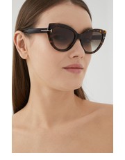 Okulary okulary przeciwsłoneczne damskie kolor brązowy - Answear.com Tom Ford