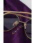 Okulary Gucci okulary przeciwsłoneczne damskie kolor złoty