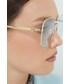 Okulary Gucci okulary przeciwsłoneczne damskie kolor złoty