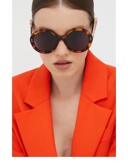 Okulary okulary przeciwsłoneczne damskie kolor brązowy - Answear.com Gucci