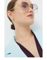 Okulary okulary przeciwsłoneczne damskie kolor fioletowy - Answear.com Gucci