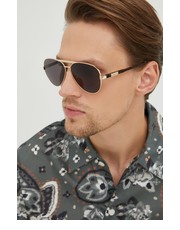 Okulary okulary przeciwsłoneczne męskie kolor złoty - Answear.com Gucci