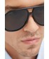 Okulary Gucci okulary przeciwsłoneczne męskie kolor czarny