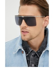 Okulary okulary przeciwsłoneczne męskie kolor srebrny - Answear.com Gucci
