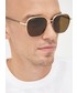 Okulary Gucci okulary przeciwsłoneczne męskie kolor złoty