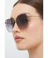 Okulary Mcq okulary przeciwsłoneczne damskie kolor czarny