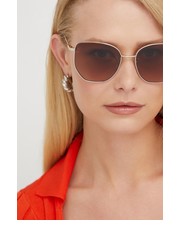 Okulary okulary przeciwsłoneczne damskie kolor brązowy - Answear.com Mcq