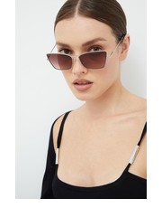 Okulary okulary przeciwsłoneczne damskie kolor srebrny - Answear.com Mcq