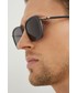 Okulary Mcq okulary przeciwsłoneczne męskie kolor czarny